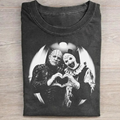 PINHEAD AND ART THE CLOWN HEART T-SHIRT TR-00292