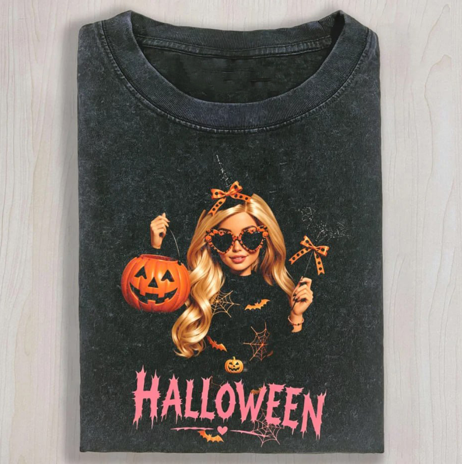 GLAM WITCH HALLOWEEN GIRL T-SHIRT TR-00303