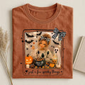 JUST A FEW SPOOKY THINGS FUNNY DOLL T-SHIRT TR-00300